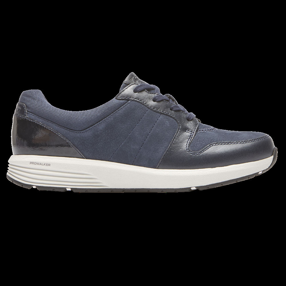 Rockport Joggesko Dame Blå - Trustride Derby Trainer - SQAV59138